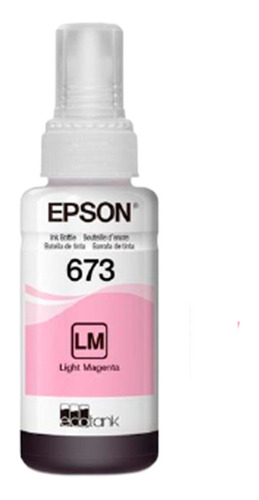 Tinta Epson T673 Magenta Claro | L800, L810, L850, L1800