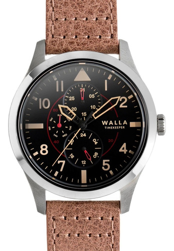 Reloj Hombre Pulsera Walla Timekeeper Steel Classic Seiko 