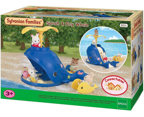 Sylvanian Families Epoch Intek  Ballena Con Salpicador Juguete Niños Ax