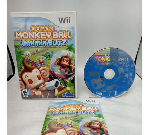 Juego Super Monkey Ball Banana Blitz Para Wii 