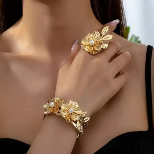 Juego De Brazalete + Anillo 2pza