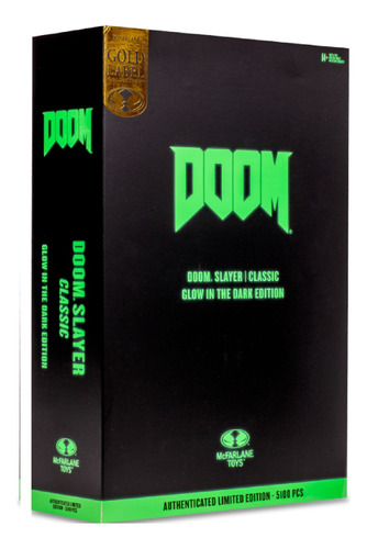 Mcfarlane Doom Slayer Classic Glow In The Dark Edition Sella