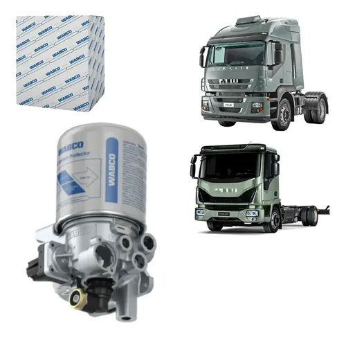 Válvula Apu Secador Ar Para Iveco Stralis Wabco 4324160040 ...