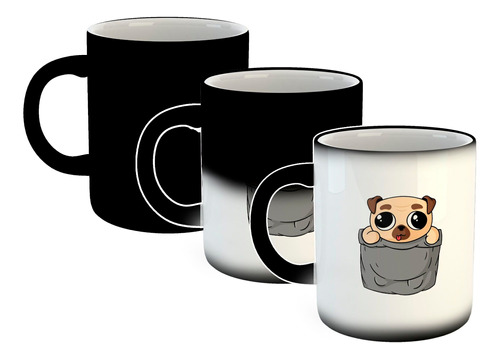 Taza Magica Pug Chiquito En El Bolsillo