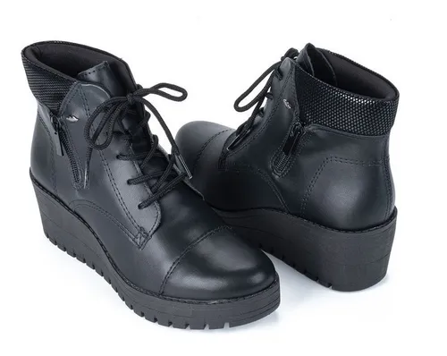 Bota Feminina G3991 Coturno Anabela Riviera Dakota Novidade