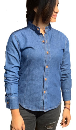 Camisa Manga Larga En Chambray