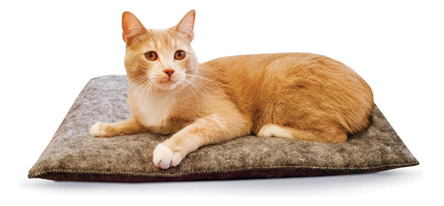 K&h Pet Products Amazin Kitty Pad Gris Sin Calefacción, 15 