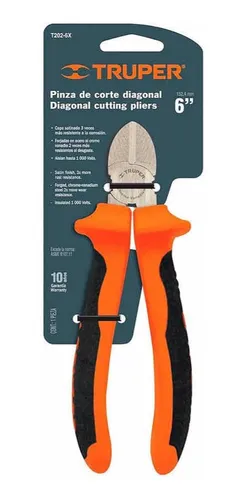 Alicate De Corte Truper 6 t-202-6x Alicate De Corte Truper 6 t-202-6x