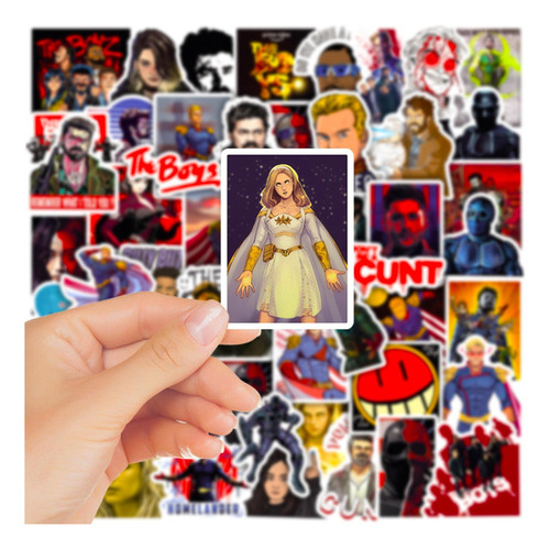 The Boys Serie 50 Calcomanias Stickers Pvc Vs Agua