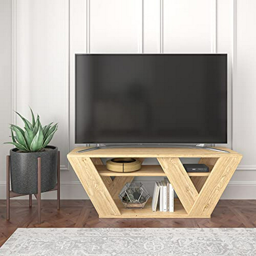 Mueble Tv Moderno Roble Ada.