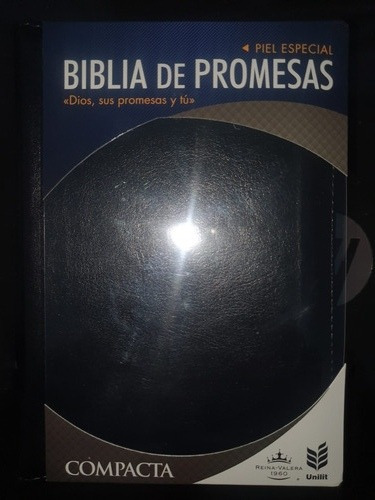 Biblia De Promesas Reina Valera Edición Compacta Piel Espec.