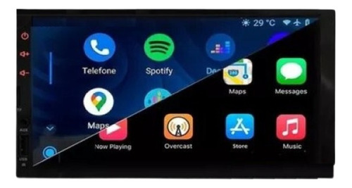 Central Multimídia Universal Espelhame Android Auto Carplay