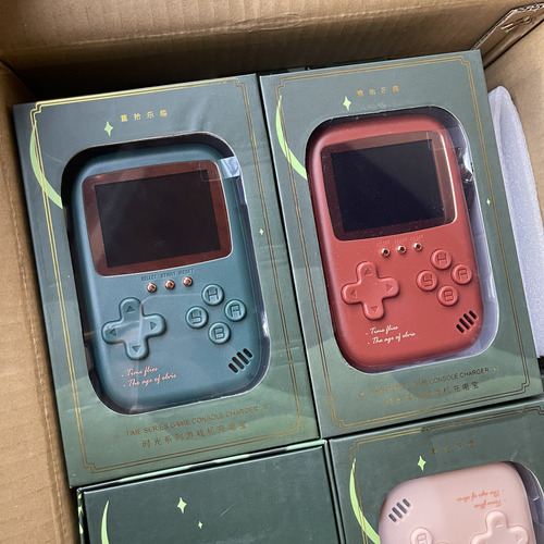 Consola De Videojuegos Con Función De Cargador Portátil Verde