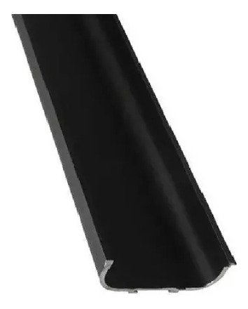 Perfil C Para Cajon Negro De Cocina X 3 Metros Gola Pmc Emr