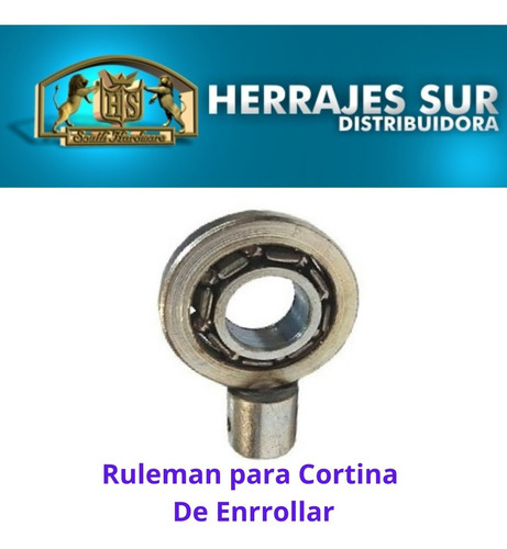 Imagen 5 de 9 de Ruleman Para Cortina De Enrollar Espiga Redonda X Unid