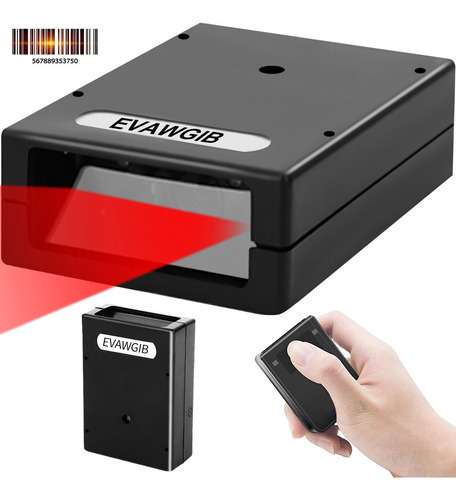  Mini Escáner De Código De Barras Integrado De Auto-in Color Negro