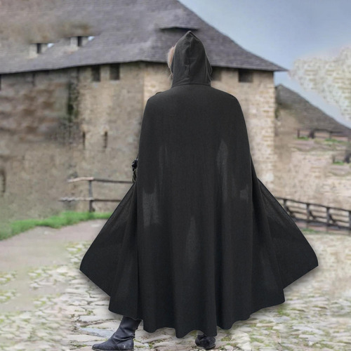 Capa Con Capucha Capa Medieval Cosplay Capa De Mago
