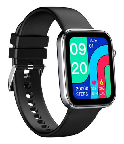 Reloj Inteligente Smartwatch Z15c, Notificaciones, Etc. Color de la caja Negro