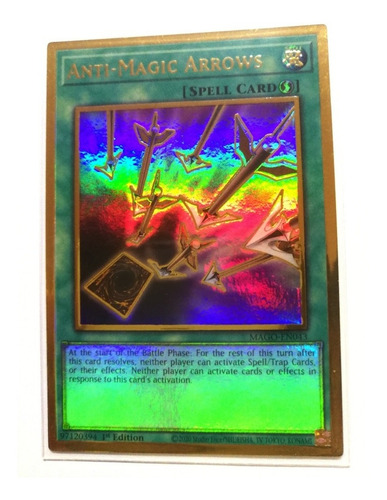 Yugioh Anti-magic Arrows / Flechas Anti-hechizo (gold)