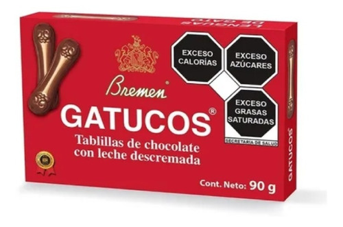 Chocolate Gatucos Tablillas Leguas De Gato Bremen 90 Gr