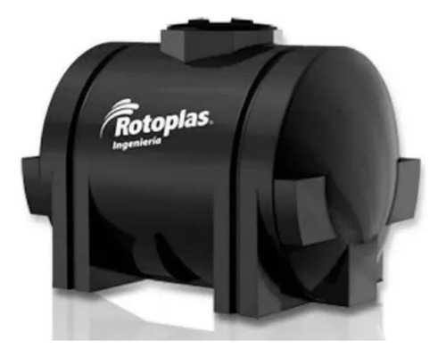 Tanque De Agua Rotoplas Bicapa Horizontal 500 Litros Negro 