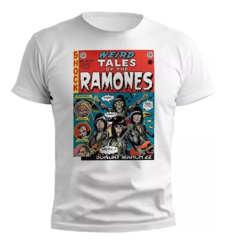 Remera Los Ramones - Diseños Exclusivos Para Adultos Y Niños