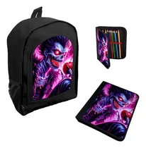 Comprar Combo Escolar Mochila Carpeta Cartuchera Death Note M11