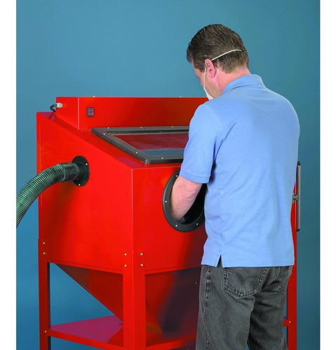 Gabinete De Sandblaster 40 Libras De Capacidad