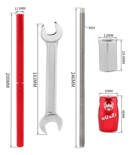Juego De Herramientas De Extracción De Instalación De Rojo