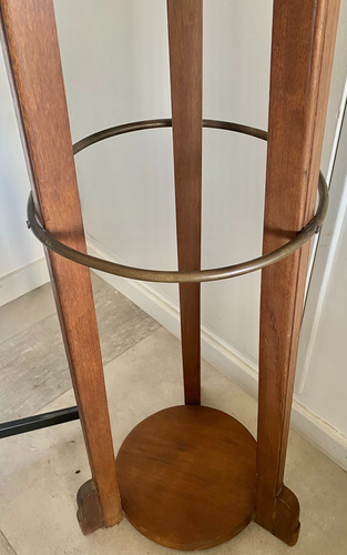 Perchero De Pie- Roble-modelo Arbolito-1,83 Cm Alto- Marrón (Usado)