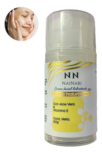 Crema Facial Humectante Acido Hialuronico Nainari