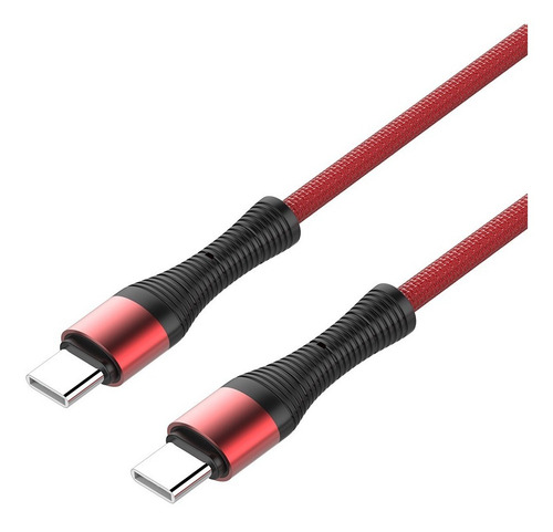 Cabo Usb Tipo C 3.a Fast Charge Cb-p160rd Vermelho C3tech®