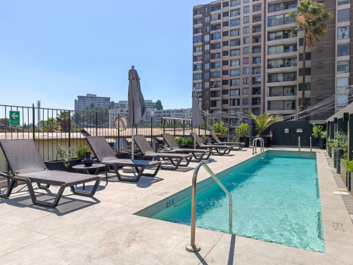 Edificio Av. Vicuña Mackenna (1 Bod.) Vista Poniente Piso