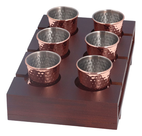 Juego De Tazas De Cóctel Moscow Mule Chapadas En Cobre