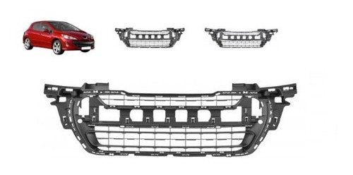 Rejilla Paragolpe Delantero Peugeot 308 Modelo Nuevo