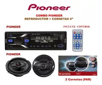 Comprar Combo Reproductor Pioneer + Cornetas Pioneer 4 Pulgadas 200w