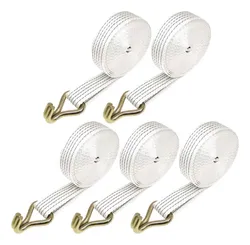 Comprar Kit 05 Cinta De Amarração Para 5 Toneladas 9 Metros Gancho J no Mercado Livre