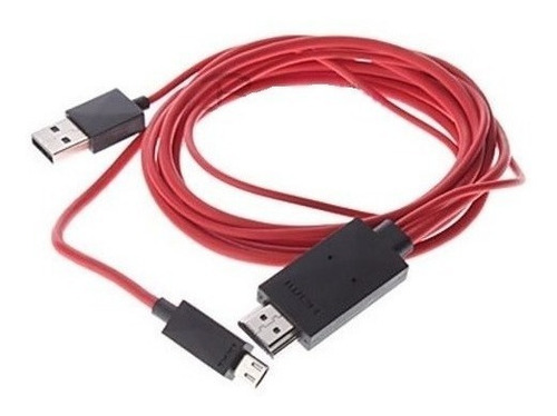 Imagem 2 de 5 de Cabo Adaptador Hdmi S4 I9500 S3 I9300 S2 Note 2 Note 4 Mhl