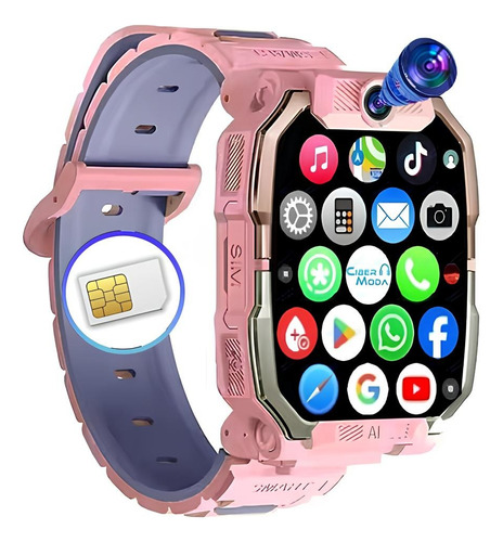 Smartwatch Localizador Wifi 4g Videollamada Protección Niña