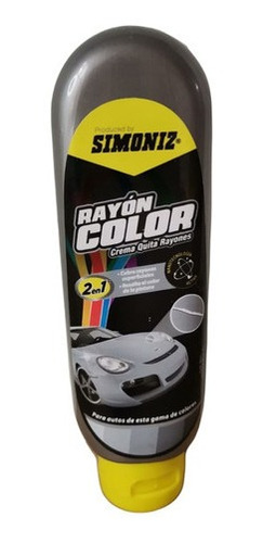 Cera Crema Quita Rayones Brilla Pintura Gris Simoniz 120ml