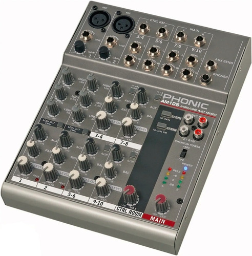 Consola Phonic Am105 Oferta Usada De Exhibicion