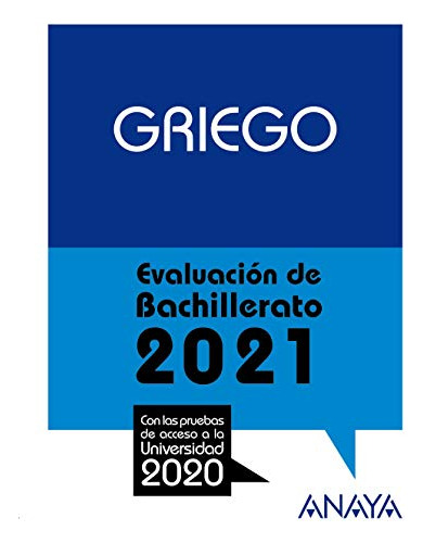 Griego - 9788469885345 -prepara Evaluacion Bachillerato-