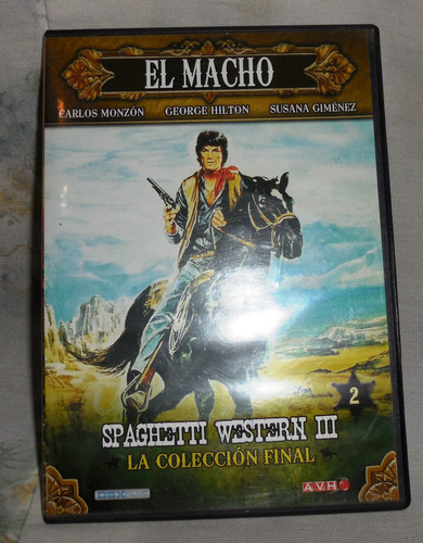 Dvd El Macho - Carlos Monzon - Spaghetti Western 3 - Avh