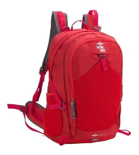 Mochila 35lts Trekking Alpine Skate Mochilero Silbato