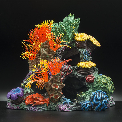 Decoração De Recife De Coral De Aquário De Colorida