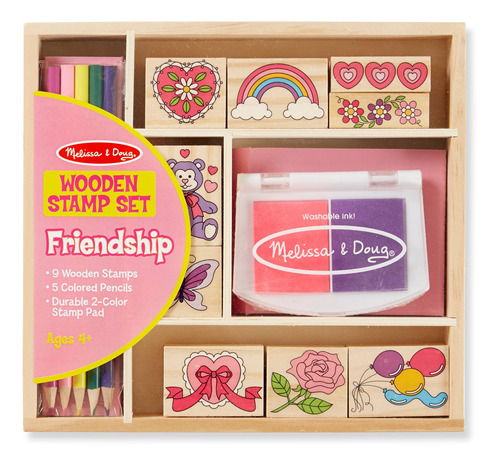 Timbres Madera Amistad Melissa & Doug