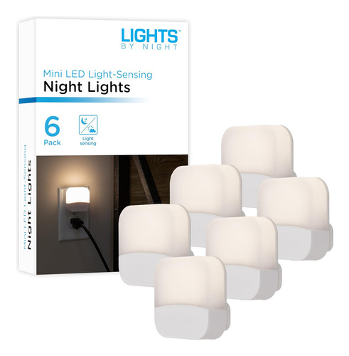 Luz Nocturna Led Sensor Atardecer Amanecer Para Dormitorio