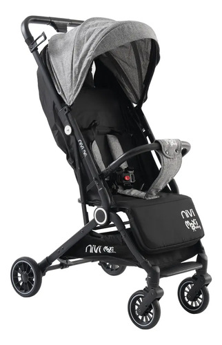 Carrinho De Bebê Passeio Vira Berço NIVI Maxi Baby - Cinza