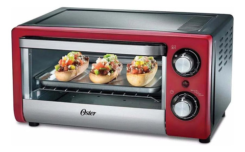 Horno Tostador Color Rojo Marca Oster