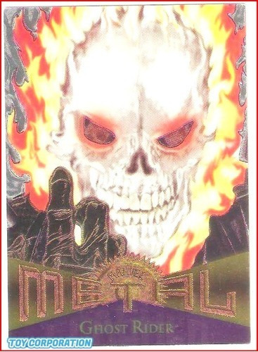 Ghost Rider Marvel Universe Metal Trading Card Jhonny Blaze 